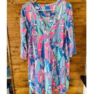 Ali Dress “Out to Sea” in bay blue size‎ medium Lilly Pulitzer